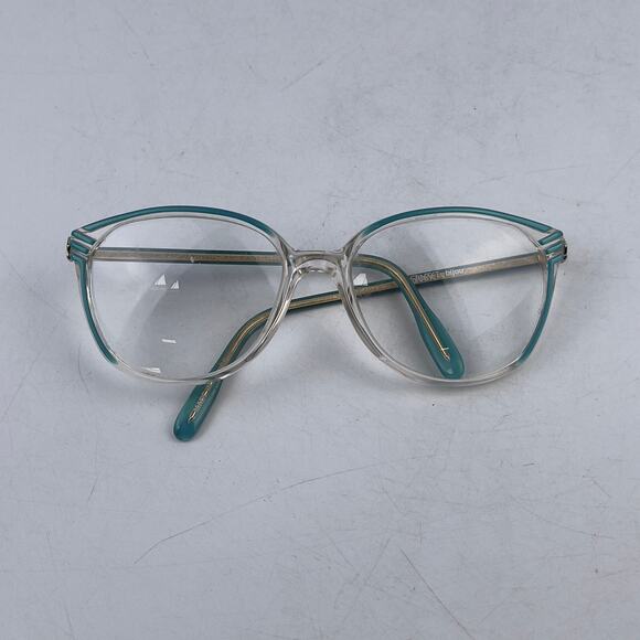 Grasset Bijou Women Eyeglasses Frame Clear Blue Plastic Cat Eye Full Rim 57-17mm main image 11